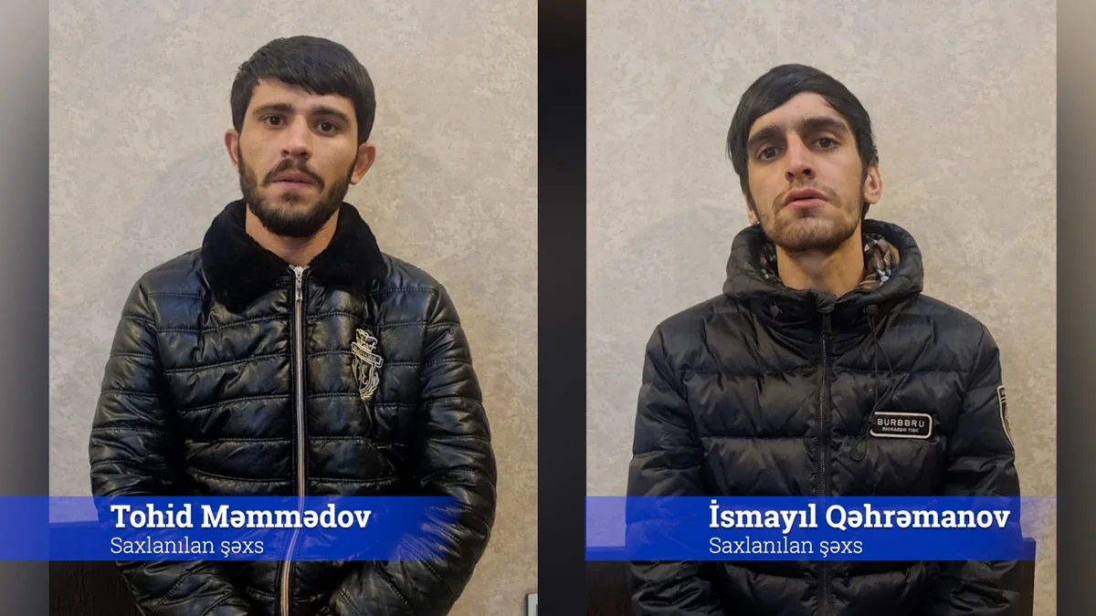 Yasamalda sərxoş şəxsə qarşı soyğunçuluq edən iki nəfər saxlanılıb