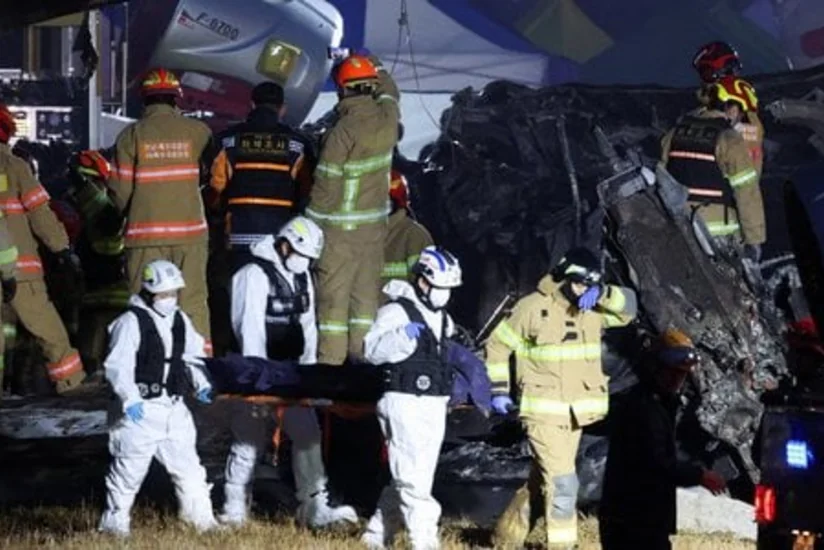 Авиаэксперты США и Boeing прибыли на место крушения самолета Jeju Air