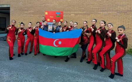 Azərbaycan gimnastları Portuqaliyadakı beynəlxalq yarışda 11 medal qazanıblar