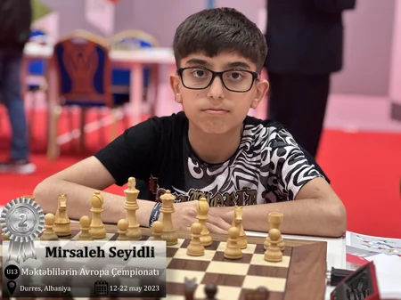 Azərbaycanın məktəbli şahmatçıları Avropa çempionatında 5 medal qazanıblar