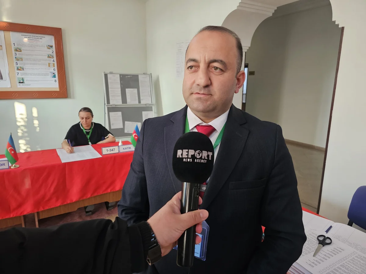Voter activity observed in Nakhchivan since morning hours, head of polling station says
