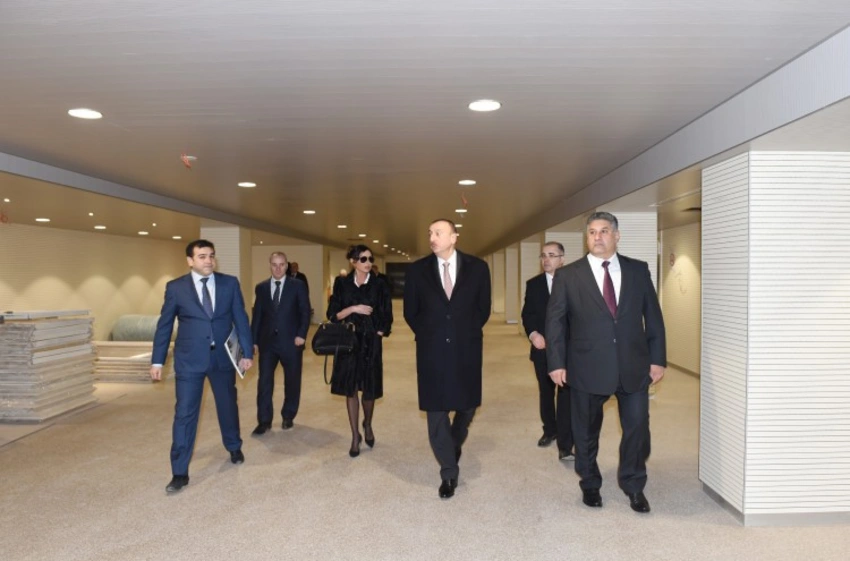 ​Prezident İlham Əliyev Bakı İdman Sarayında görülən işlərlə tanış olub