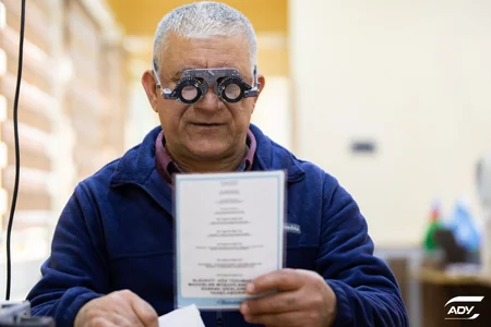 Bakı Dəmiryol Vağzalında dəmiryolçular üçün göz müayinəsi aksiyası təşkil edilib