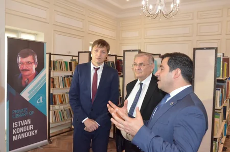 Macarıstan Parlamentinin vitse-spikeri Beynəlxalq Türk Akademiyasını ziyarət edib