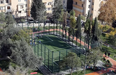 Bizim həyət layihəsi çərçivəsində abadlaşdırılan növbəti həyət istifadəyə verilib - FOTO