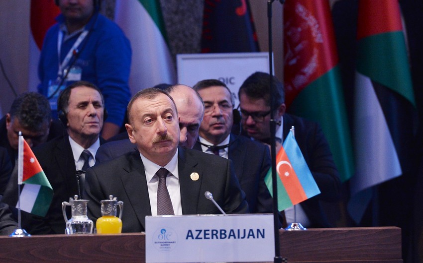 Prezident İlham Əliyev: “Qüds şəhərinin İsrailin paytaxtı kimi tanınması bizdə böyük narahatlıq yaradır”
