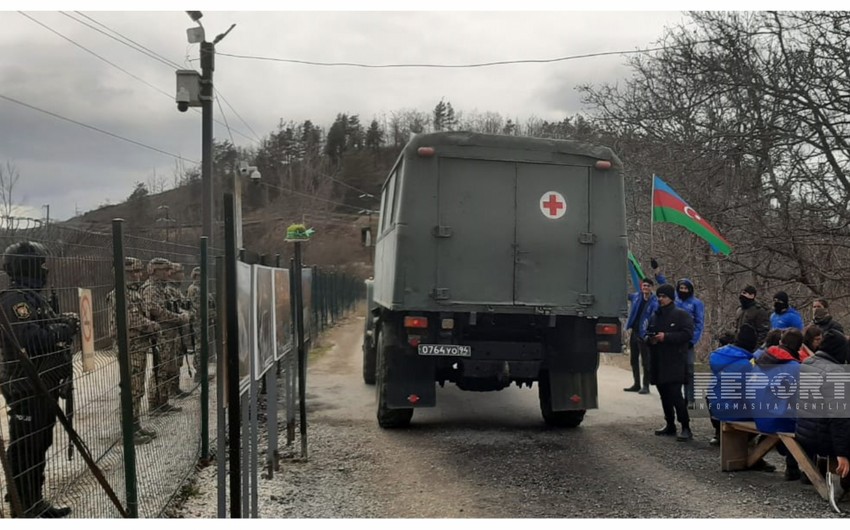 Xankəndi-Laçın yolunda sülhməramlıların tibb avtomobili maneəsiz keçib 