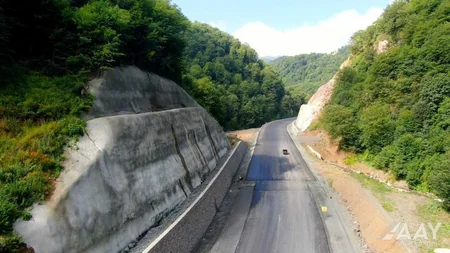 Toğanalı-Kəlbəcər-İstisu avtomobil yolu layihəsi üzrə işlər 41 % icra edilib
