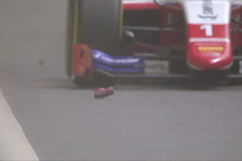 Interesting moment at Formula 2 race in Baku