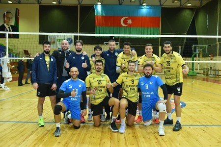 Kişi voleybolçular arasında Azərbaycan Yüksək Liqasında I tura yekun vurulub