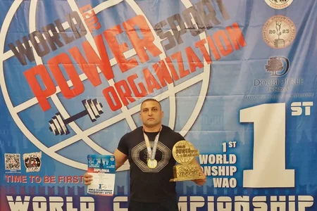 Azərbaycan idmançısı güc idman növündə dünya çempionu olub