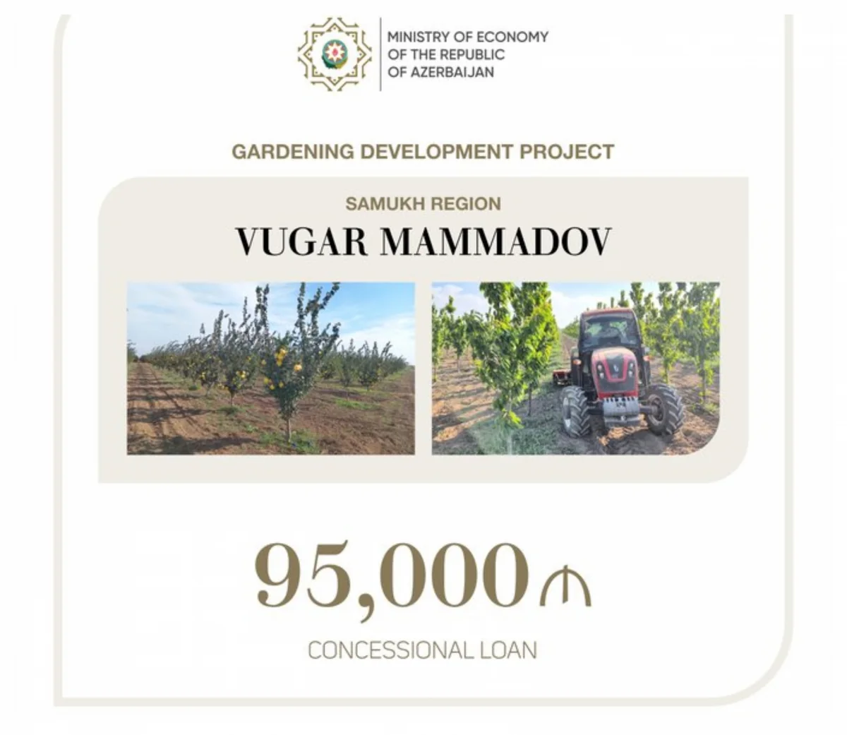 Entrepreneurship Development Fund provides loan for horticulture project