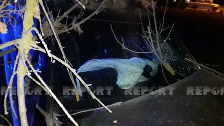 Kürdəmirdə ağır yol qəzası, xəsarət alan var