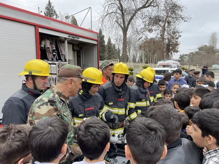 FHN-in Qarabağ Regional Mərkəzi tərəfindən orta məktəbdə təlim keçirilib