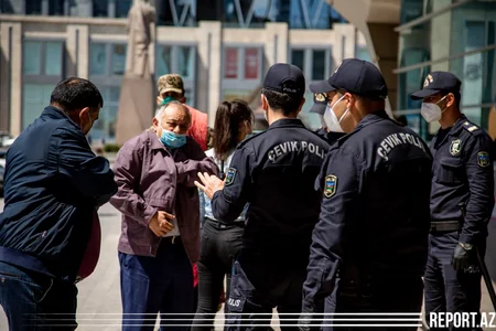 Bakıda polis naryadlarının sayı artırılıb - FOTOREPORTAJ