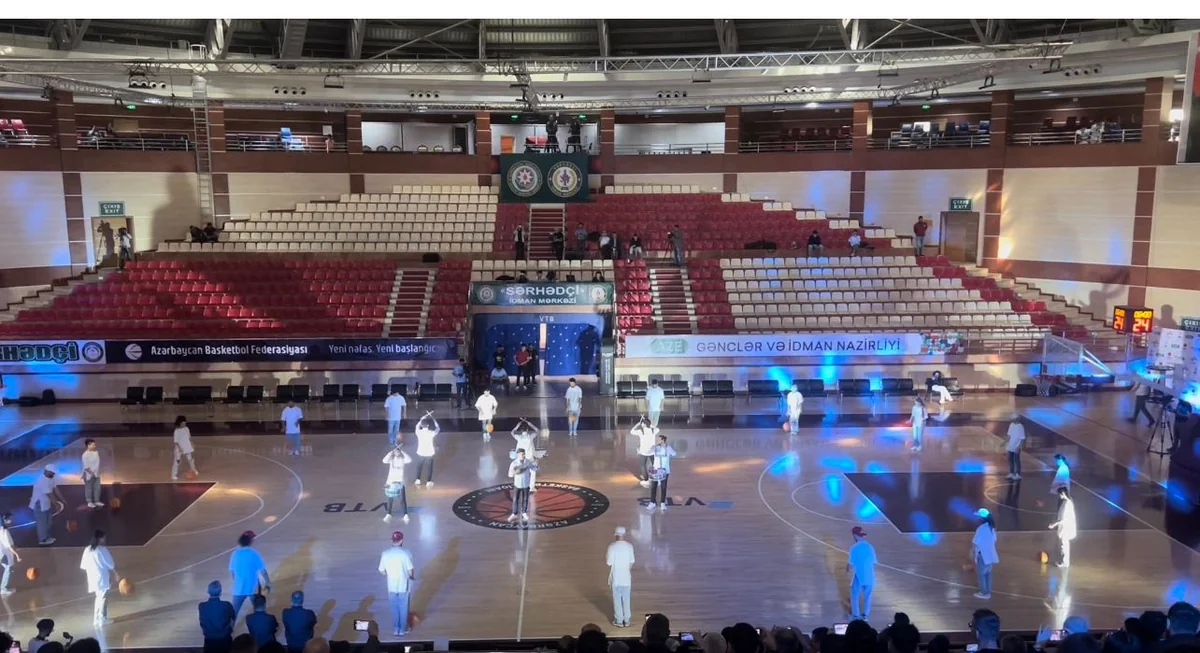 Heydər Əliyevin 100 illiyinə həsr olunan beynəlxalq basketbol turnirinin açılış mərasimi keçirilib