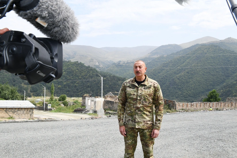 Prezident: Dağıdılmış binalar, məscidlər, qazılmış qəbirlər - bunları yadplanetli yox, erməni edib