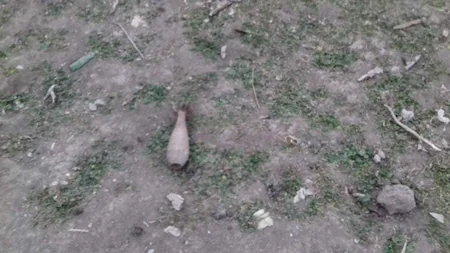 Tərtərdə minaatan mərmisi tapıldı - FOTO