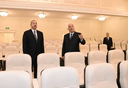 President Ilham Aliyev viewed Sumgayit State Drama Theatre