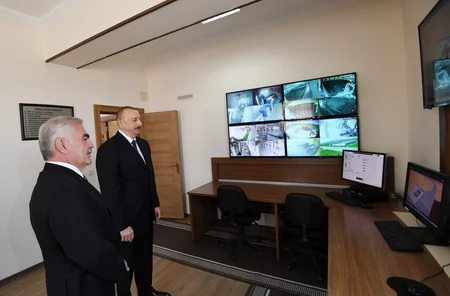 President Ilham Aliyev attended opening of water purification facility complex in Nakhchivan