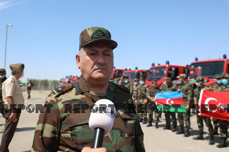 Azərbaycandan Türkiyəyə göndərilən yanğınsöndürənlərin sayı açıqlanıb
