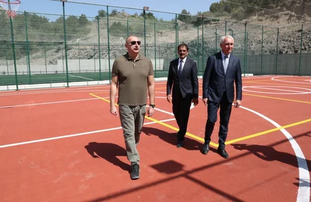 Laçın şəhərində ilk çoxmənzilli yaşayış məhəlləsinin təməli qoyulub