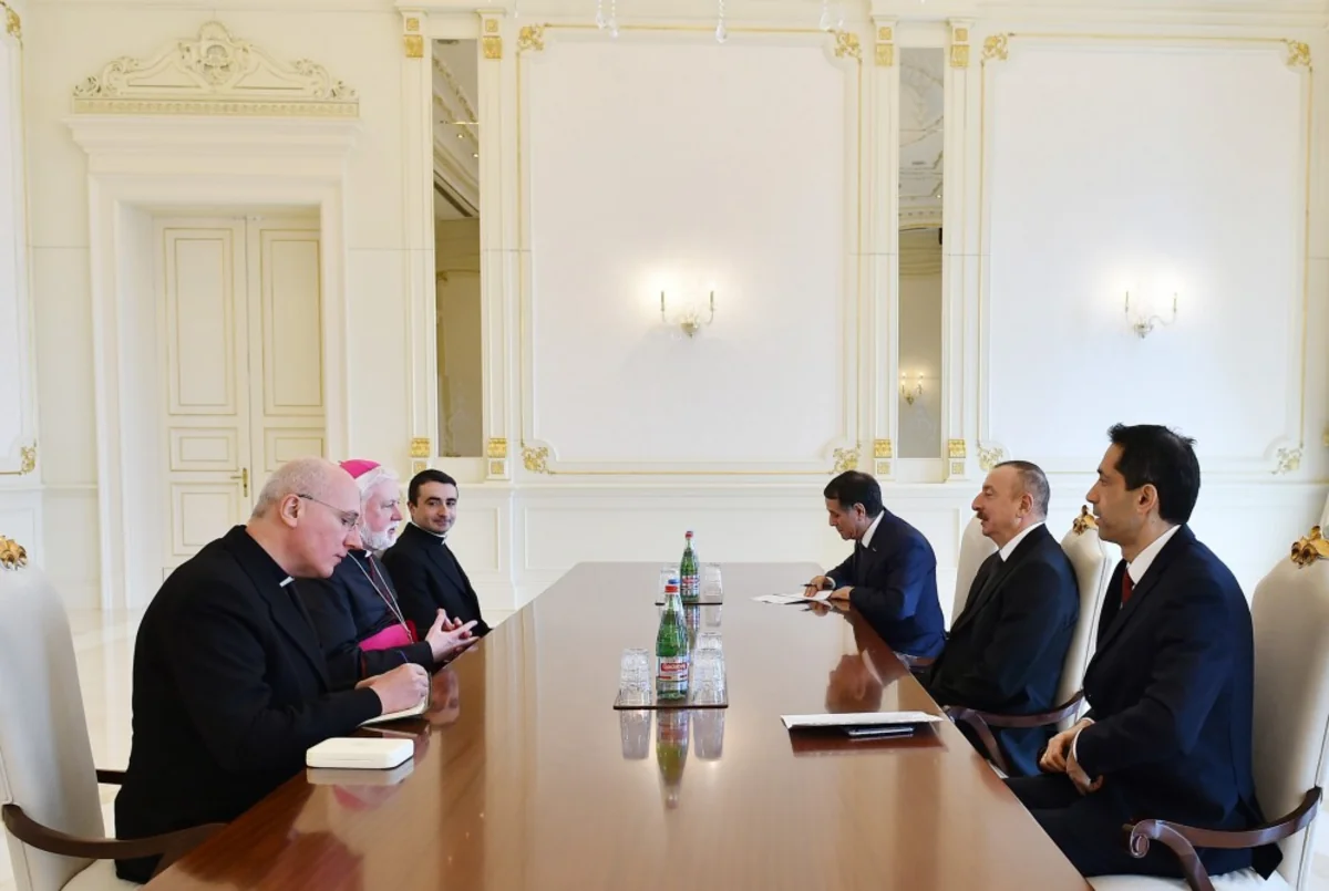 President Ilham Aliyev received delegation of Holy See
