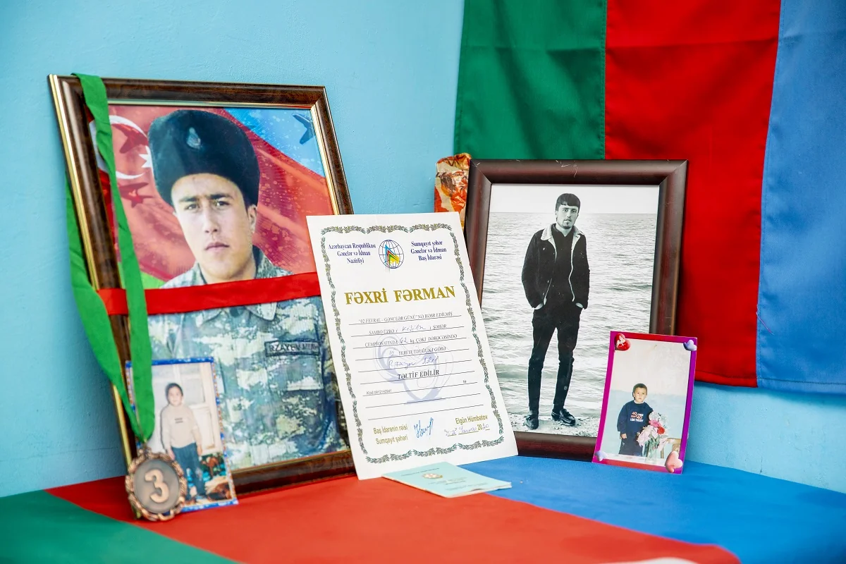 Şəhid Adil Rzayevin ailəsinin sosial vəziyyəti öyrənilib