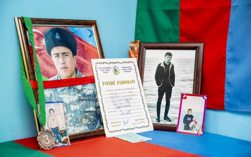 Şəhid Adil Rzayevin ailəsinin sosial vəziyyəti öyrənilib