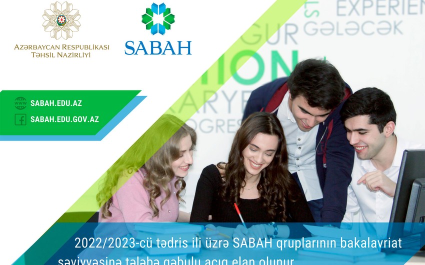 SABAH qruplarına tələbə qəbulu başlayır