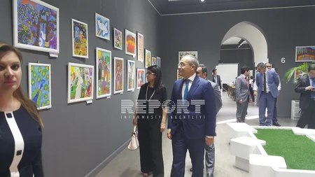 Təsviri sənət qalereyasının əsaslı təmirdən sonra açılışı olub