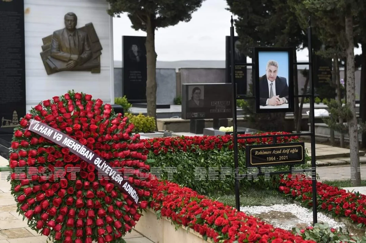 Azad Rəhimov II Fəxri xiyabanda dəfn edilib - YENİLƏNİB - VİDEO