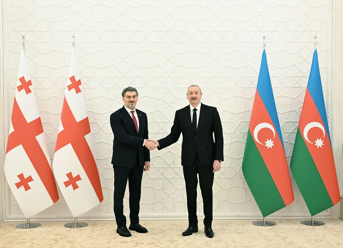 President of Azerbaijan Ilham Aliyev’s one-on-one meeting with President of Georgia Mikheil Kavelashvili starts