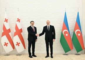President of Azerbaijan Ilham Aliyev’s one-on-one meeting with President of Georgia Mikheil Kavelashvili starts
