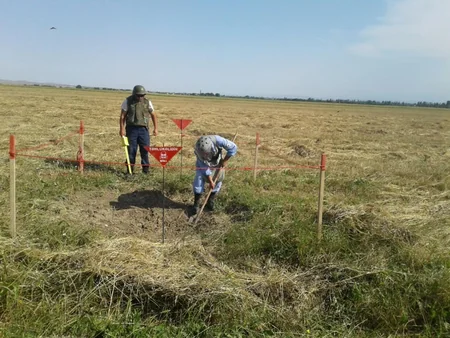 Tərtər, Füzuli rayonlarında partlamamış top və raket mərmiləri aşkarlanıb - FOTO