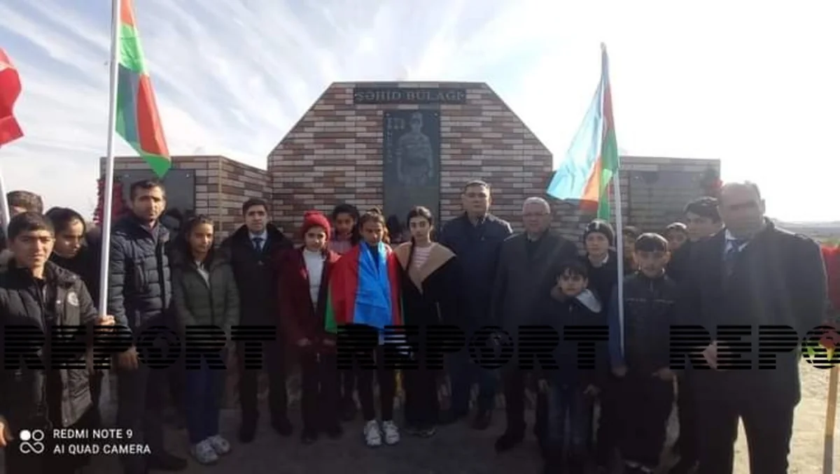 Vətən müharibəsi şəhidinin adına inşa edilən bulağın açılışı olub