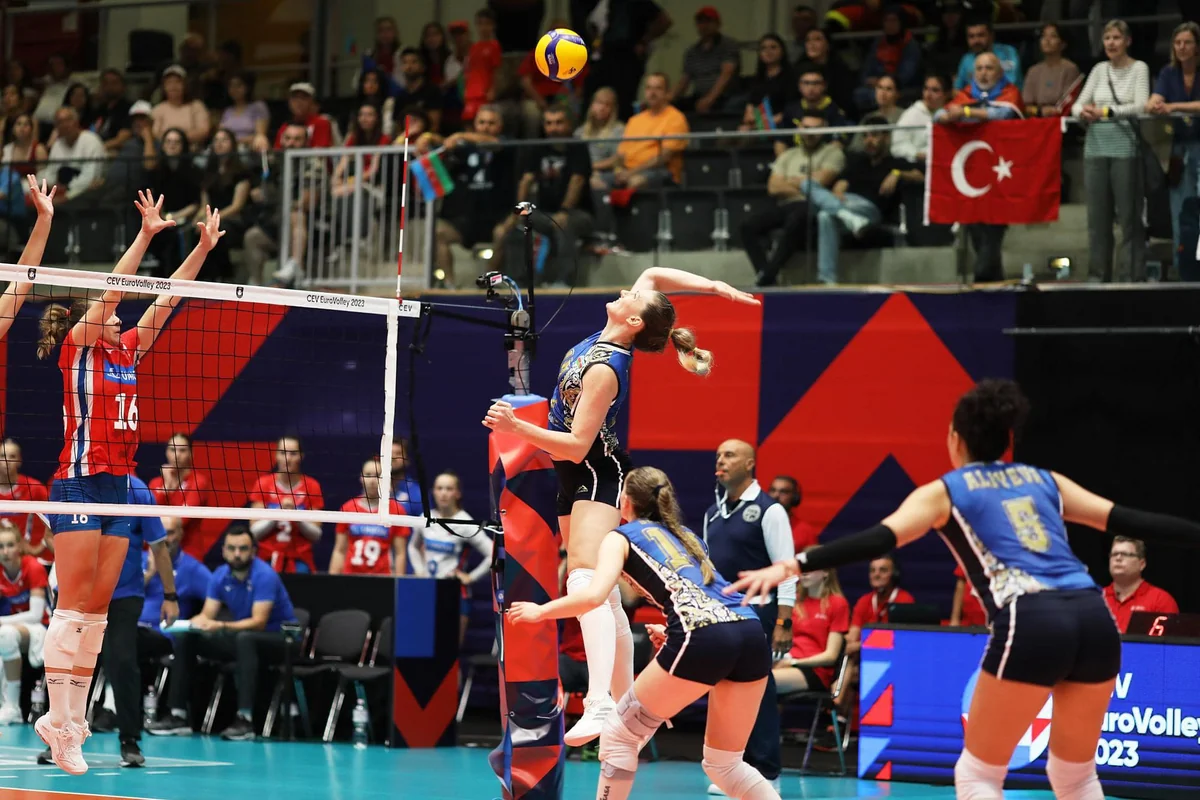 Azərbaycan voleybol millisi Avropa çempionatında ilk məğlubiyyətini alıb