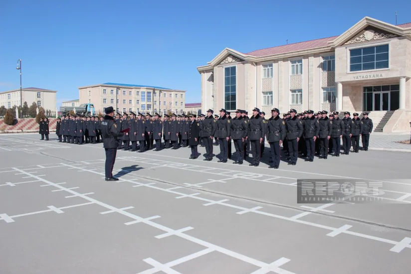 Naxçıvan DİN-in Orta İxtisas Polis Məktəbində andiçmə mərasimi keçirilib
