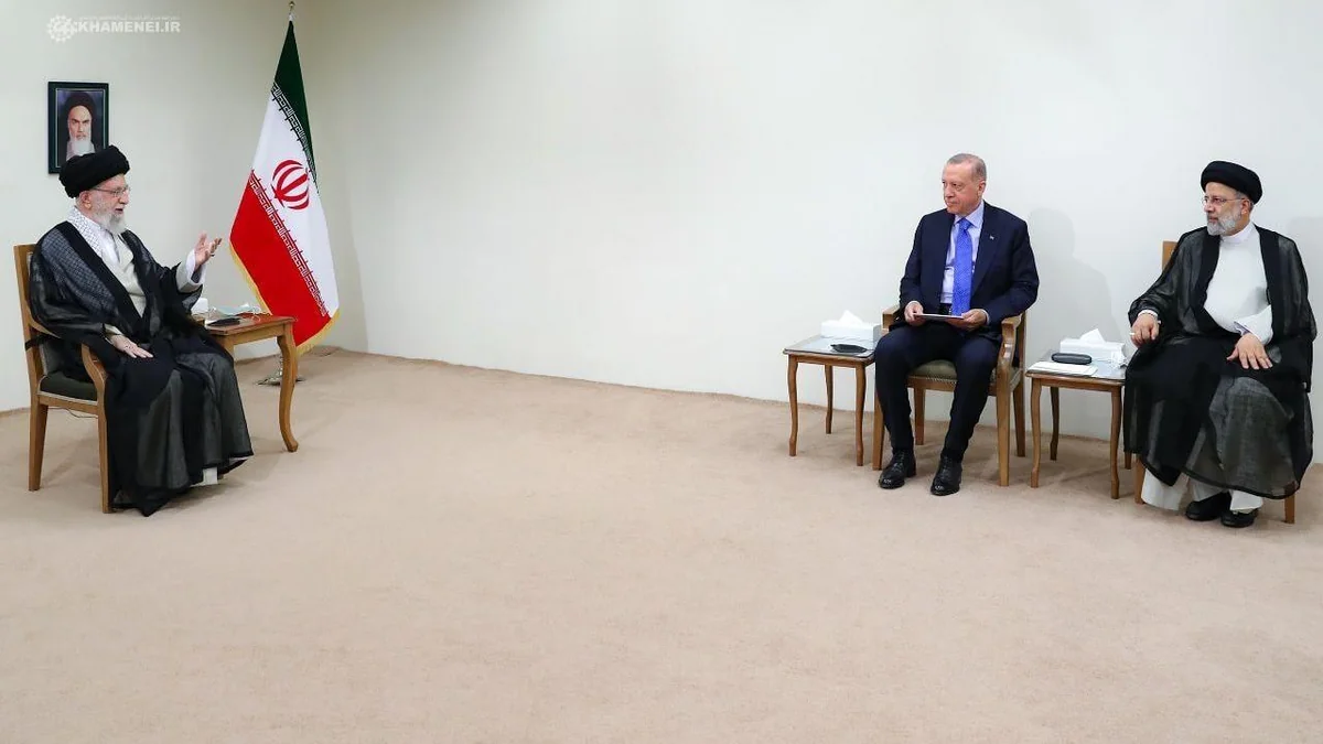 Эрдоган встретился с верховным лидером Ирана