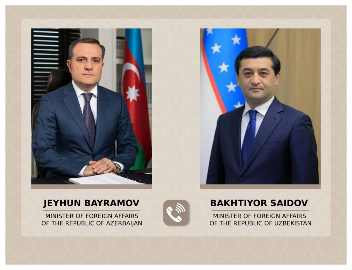 Ceyhun Bayramov özbəkistanlı həmkarı ilə regional vəziyyəti müzakirə edib