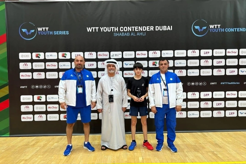 Azərbaycanın stolüstü tennisçiləri Birləşmiş Ərəb Əmirliklərində keçirilən turniri 4 medalla başa vurublar
