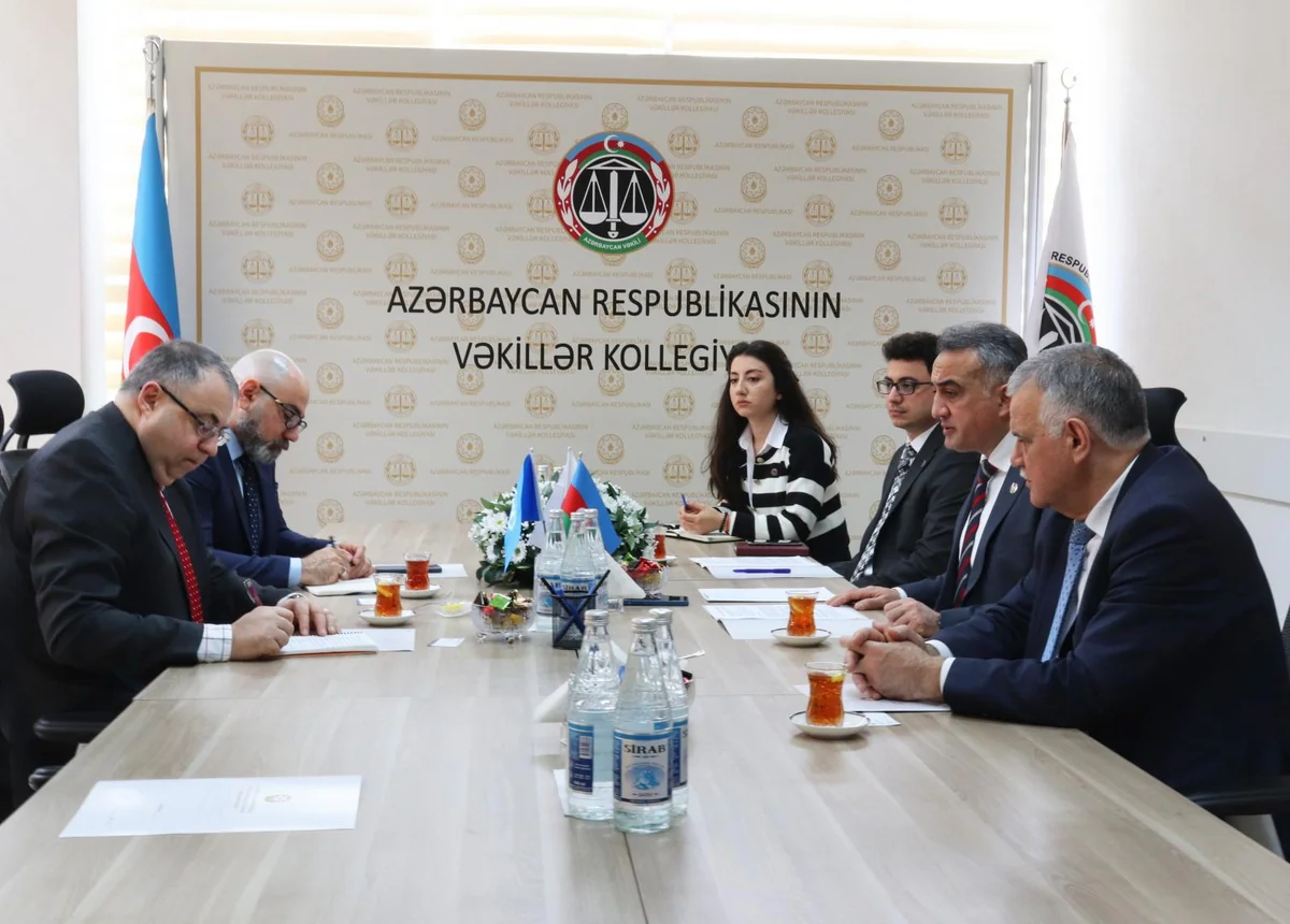 Vəkillər Kollegiyasının rəhbərliyi ilə BMT-nin nümayəndələri arasında görüş keçirilib