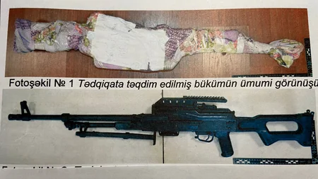Polis əməliyyat keçirib, pulemyot satmaq istəyənlər saxlanılıb
