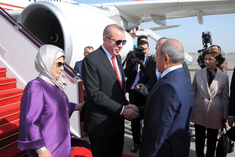 Rəcəb Tayyib Ərdoğan Azərbaycana səfərə gəlib