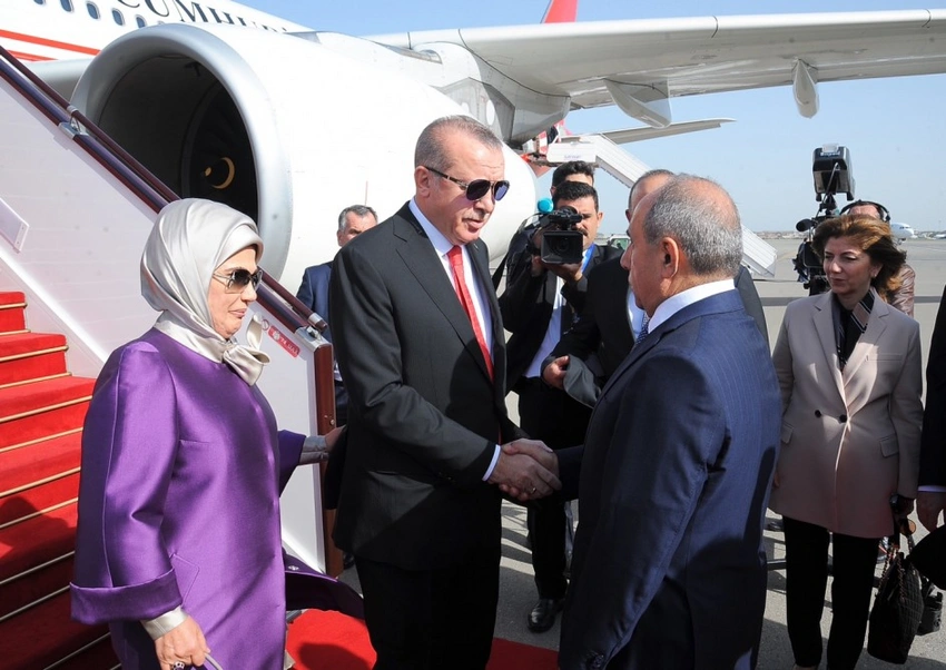 Rəcəb Tayyib Ərdoğan Azərbaycana səfərə gəlib