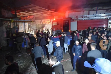 Kərkükdə Osmanlı dövrünə aid tarixi bazarda yanğın olub