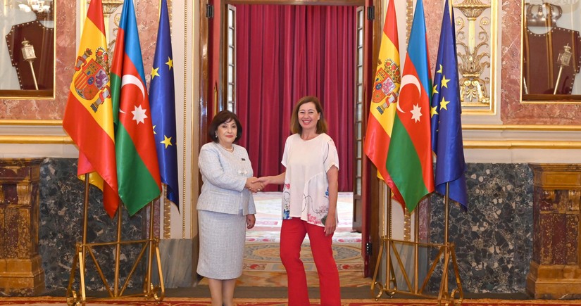 Sahibə Qafarova İspaniya Deputatlar Konqresinin sədri ilə görüşüb