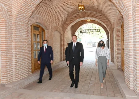 “Şah Abbas” və “Uğurlu Xan” karvansara kompleksi bərpadan sonra istifadəyə verilib - YENİLƏNİB