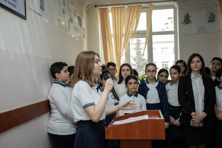 Bakıda orta məktəbdə Green Note layihəsinin icrasına başlanılıb
