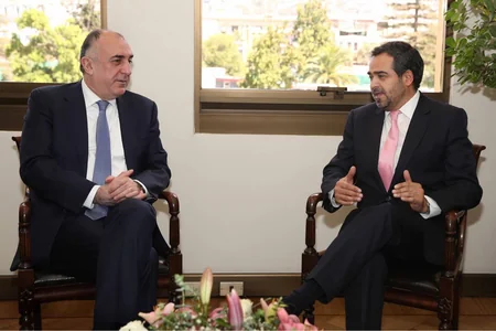 Azerbaijani FM holds several meetings at the National Congress of Chile